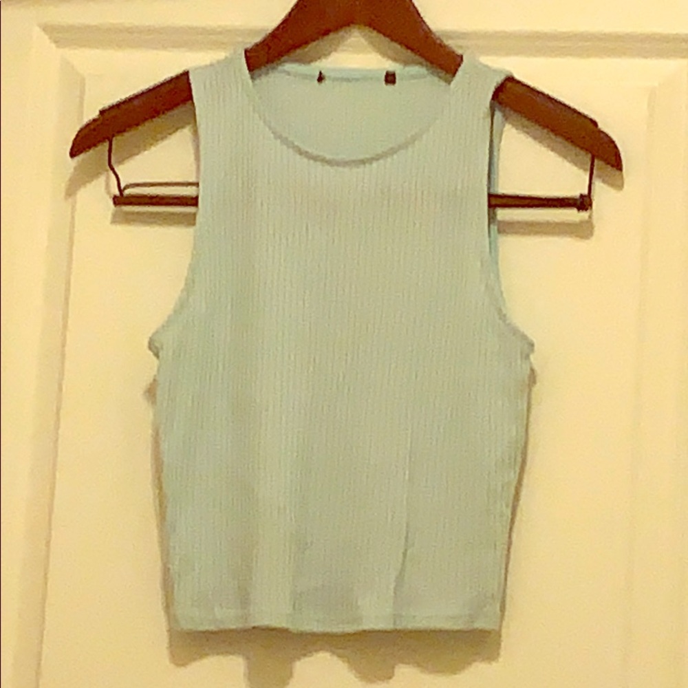 Mint crop top small